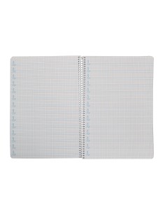 Cuaderno espiral liderpapel di n a4 pautaguia tapa dura 80h 90 gr cuadro pautado 5mm color naranja