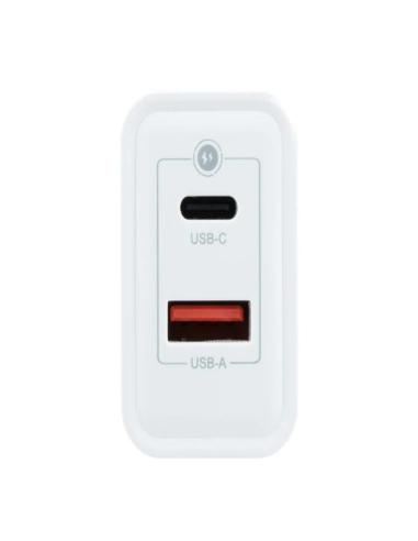 Coolbox Cargador Pared GAN 45W USB-C/USB-A