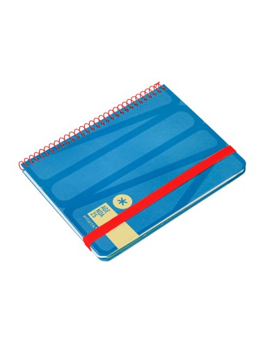 Agenda espiral antartik bold semana vista color azul papel 80 gr