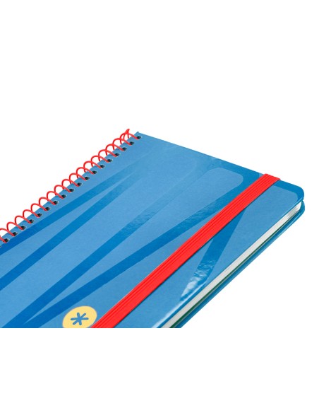 Agenda espiral antartik bold semana vista color azul papel 80 gr