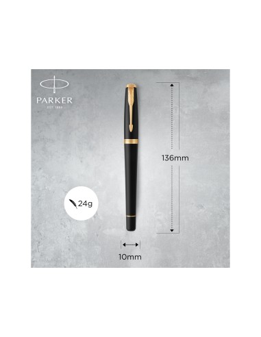 Juego parker im urban duo gt boligrafo pluma color negro