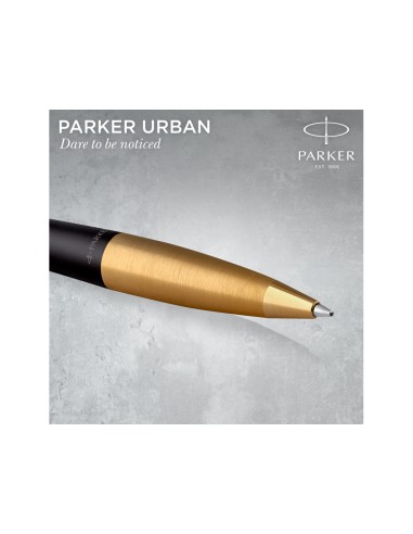 Juego parker im urban duo gt boligrafo pluma color negro