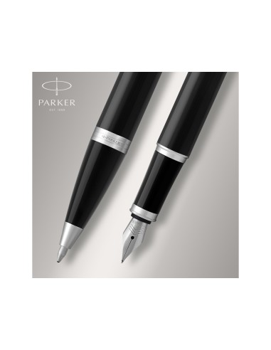 Juego parker im duo ct boligrafo pluma color negro