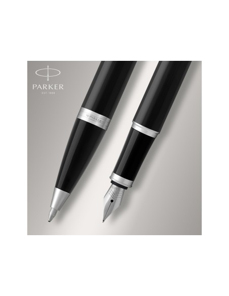 Juego parker im duo ct boligrafo pluma color negro Juego parker im duo ct boligrafo pluma color negro