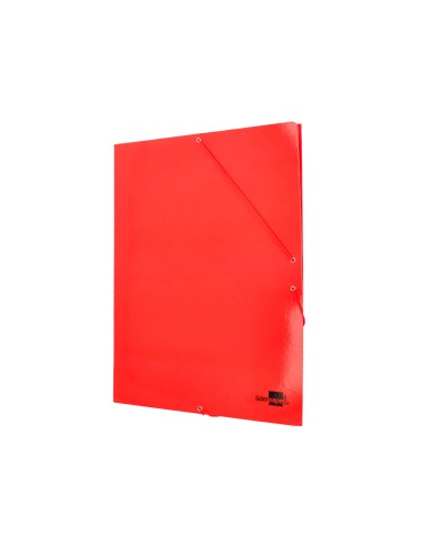 Carpeta liderpapel gomas din a3 3 solapas carton plastificado 800 gr colores surtidos