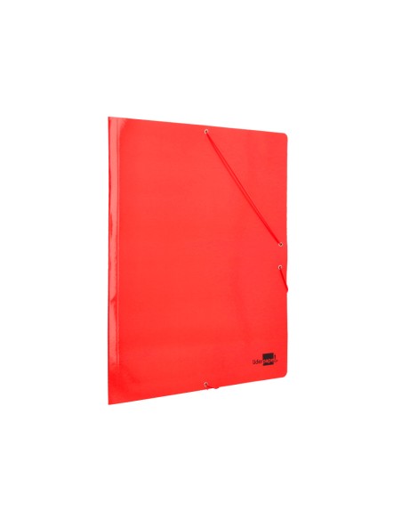 Carpeta liderpapel gomas din a3 3 solapas carton plastificado 800 gr colores surtidos