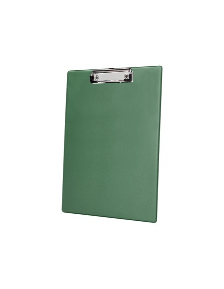 Portanotas q connect plastico 50 reciclado din a4 verde oliva grosor 21mm