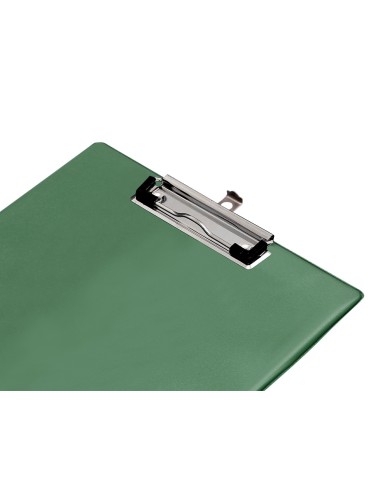 Portanotas q connect plastico 50 reciclado din a4 verde oliva grosor 21mm