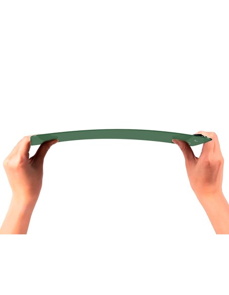 Portanotas q connect plastico 50 reciclado din a4 verde oliva grosor 21mm