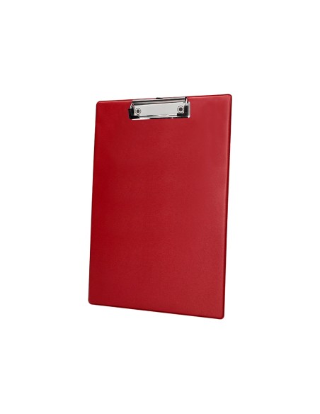 Portanotas q connect plastico 50 reciclado din a4 rojo grosor 21mm