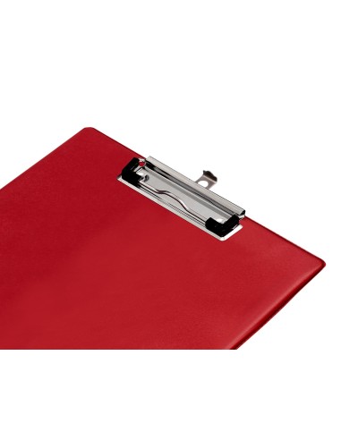 Portanotas q connect plastico 50 reciclado din a4 rojo grosor 21mm