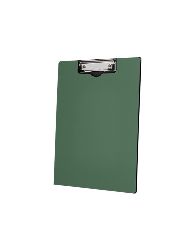 Carpeta q connect miniclip superior din a4 plastico 50 reciclado verde oliva grosor 21 mm