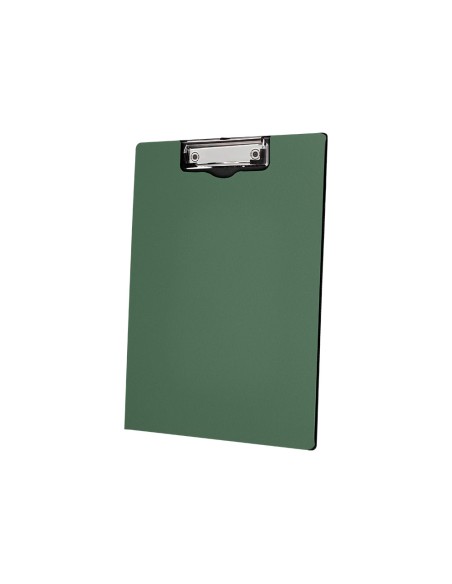 Carpeta q connect miniclip superior din a4 plastico 50 reciclado verde oliva grosor 21 mm