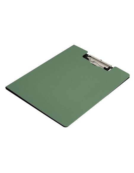 Carpeta q connect miniclip superior din a4 plastico 50 reciclado verde oliva grosor 21 mm