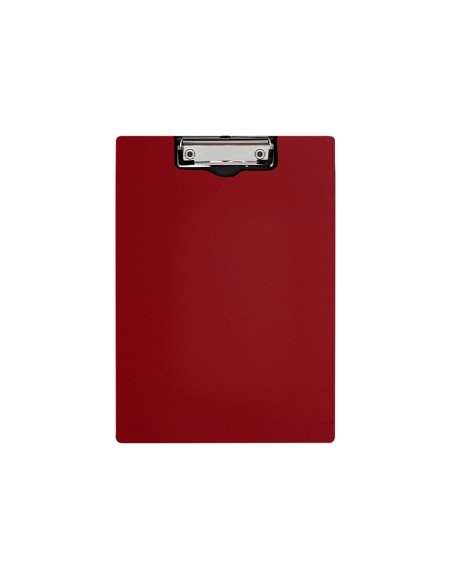 Carpeta q connect miniclip superior din a4 plastico 50 reciclado rojo grosor 21 mm