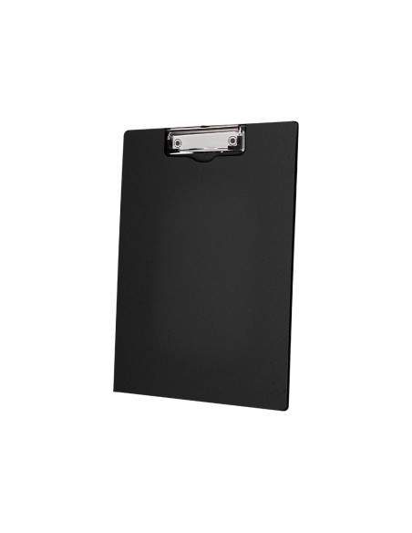 Carpeta q connect miniclip superior din a4 plastico 50 reciclado negro grosor 21 mm