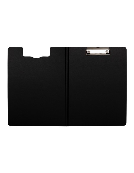 Carpeta q connect miniclip superior din a4 plastico 50 reciclado negro grosor 21 mm