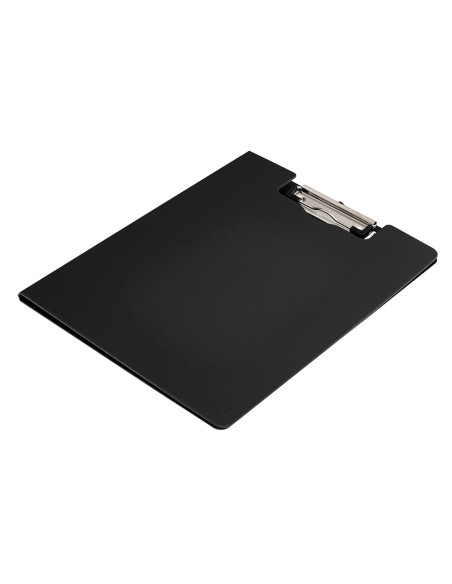 Carpeta q connect miniclip superior din a4 plastico 50 reciclado negro grosor 21 mm