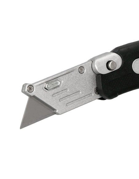 Cuter q connect plegable xd 925 con mecanismo de cambio rapido cuchilla ancha mango antideslizante