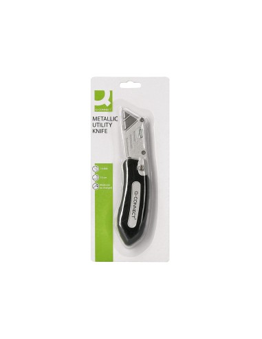 Cuter q connect plegable xd 925 con mecanismo de cambio rapido cuchilla ancha mango antideslizante