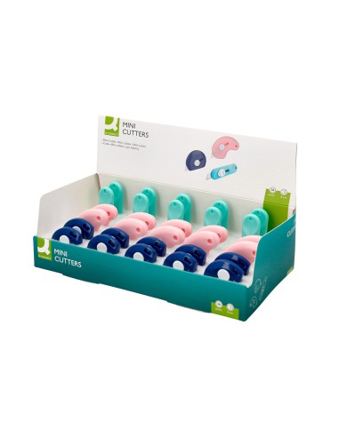 Cuter q connect mini expositor 30 unidades modelos y colores surtidos