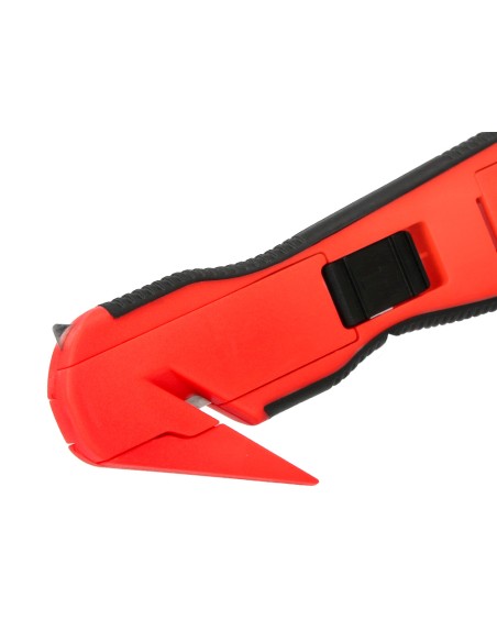 Cuter q connect de seguridad xd g03 con cuchilla ancha fija oculta para evitar cortes con 2 cuchillas de repuest0