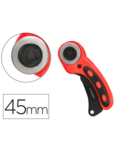 Cuter rotativo q connect cuchilla circular 45 mm 22x56x165 mm