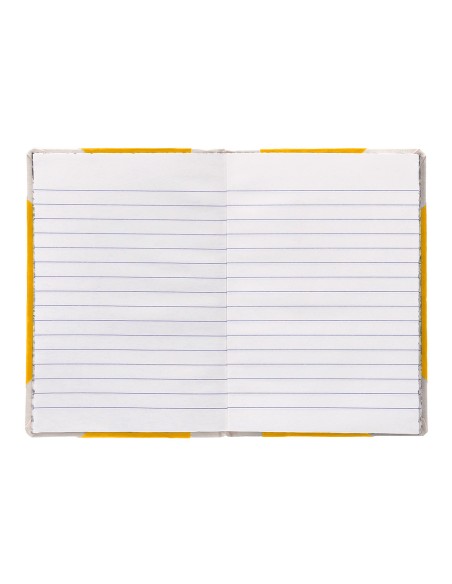 Libro cartone cosido fernandes flecha din a6 rayado horizontal 50 hojas 100 gr amarillo Libro cartone cosido fernandes flecha din a6 rayado horizontal 50 hojas 100 gr amarillo