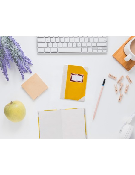 Libro cartone cosido fernandes flecha din a6 liso 50 hojas 100 gr amarillo Libro cartone cosido fernandes flecha din a6 liso 50 hojas 100 gr amarillo