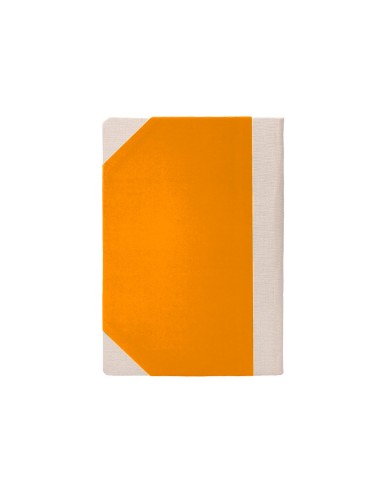 Libro cartone cosido fernandes flecha din a5 rayado horizontal 50 hojas 100 gr naranja