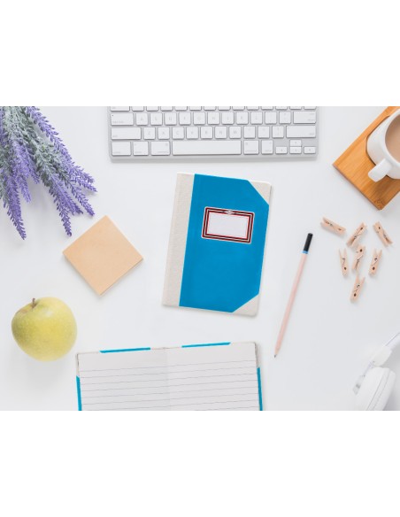 Libro cartone cosido fernandes flecha din a5 rayado horizontal 50 hojas 100 gr azul Libro cartone cosido fernandes flecha din a5 rayado horizontal 50 hojas 100 gr azul