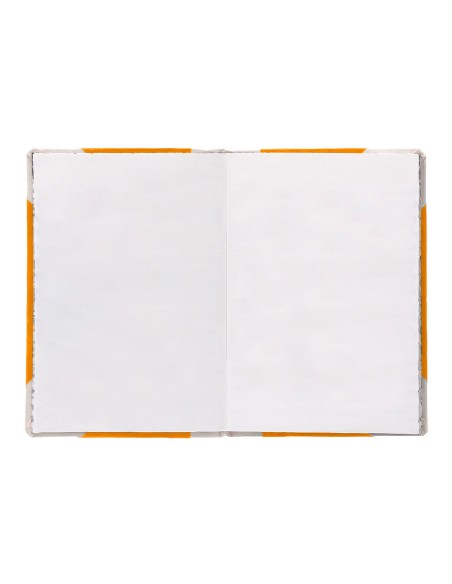 Libro cartone cosido fernandes flecha din a5 liso 50 hojas 100 gr naranja