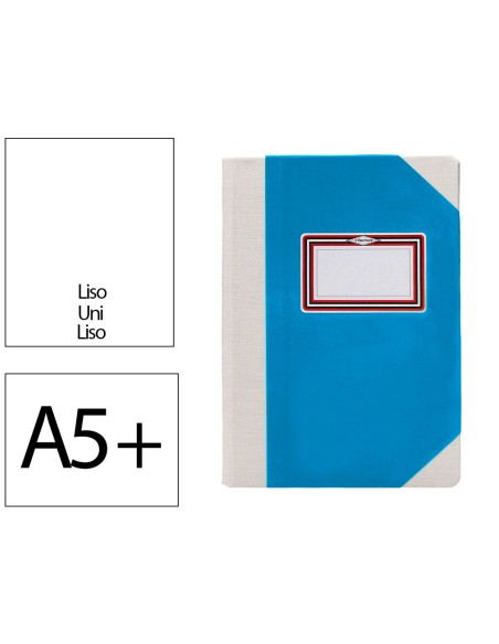 Libro cartone cosido fernandes flecha din a5 liso 50 hojas 100 gr azul Libro cartone cosido fernandes flecha din a5 liso 50 hojas 100 gr azul