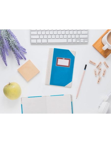 Libro cartone cosido fernandes flecha din a5 liso 50 hojas 100 gr azul Libro cartone cosido fernandes flecha din a5 liso 50 hojas 100 gr azul