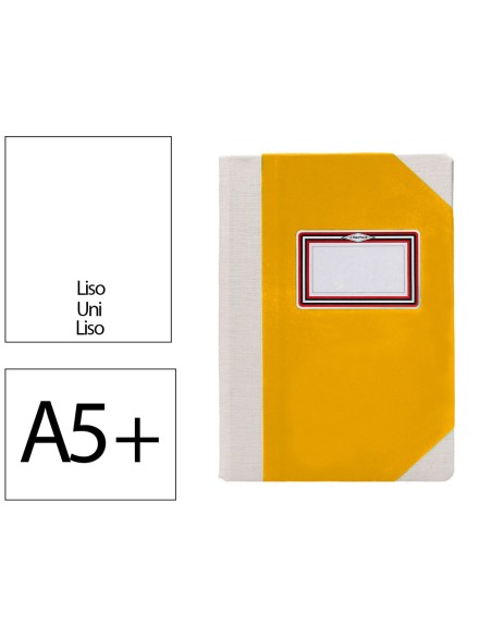 Libro cartone cosido fernandes flecha din a5 liso 50 hojas 100 gr amarillo Libro cartone cosido fernandes flecha din a5 liso 50 hojas 100 gr amarillo