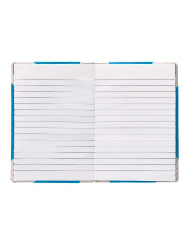 Libro cartone cosido fernandes flecha din a4 rayado horizontal 50 hojas 100 gr azul