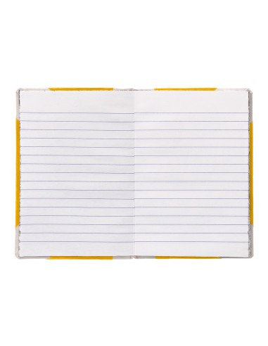 Libro cartone cosido fernandes flecha din a4 rayado horizontal 50 hojas 100 gr amarillo