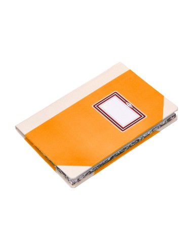 Libro cartone cosido fernandes flecha din a4 liso 50 hojas 100 gr naranja