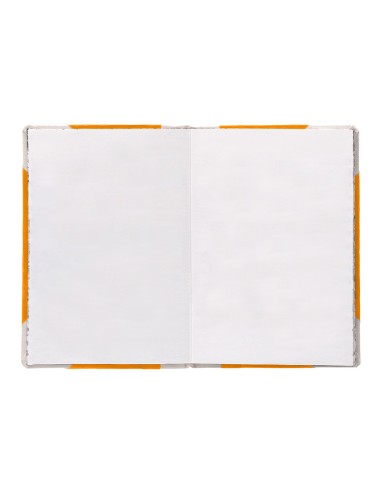Libro cartone cosido fernandes flecha din a4 liso 50 hojas 100 gr naranja