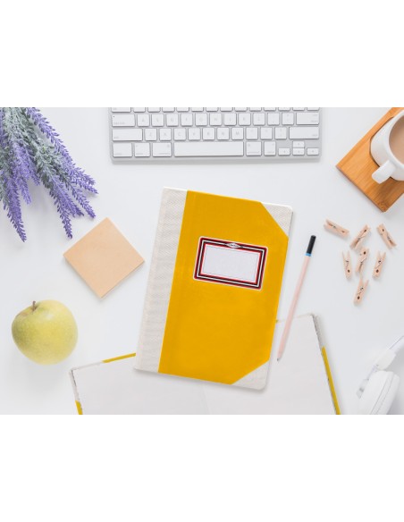 Libro cartone cosido fernandes flecha din a4 liso 50 hojas 100 gr amarillo Libro cartone cosido fernandes flecha din a4 liso 50 hojas 100 gr amarillo