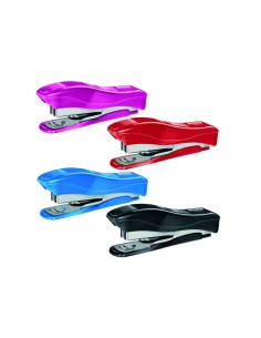 Grapadora petrus liliput 200 wow capacidad 12 hojas caja grapas 23 6 colores surtidos