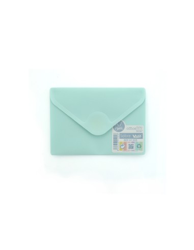Carpeta office box dossier v lock din a7 cierre velcro colores pastel surtidos