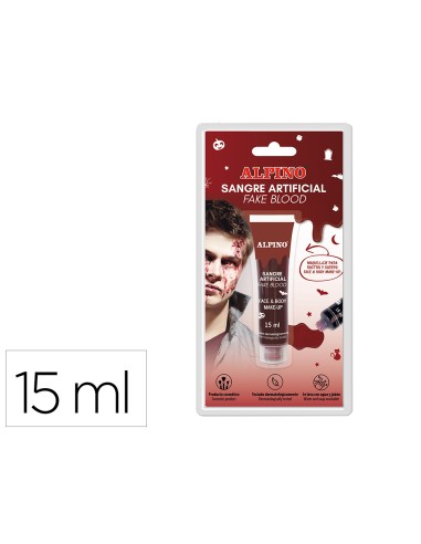 Maquillaje alpino sangre artificial tubo de 15 ml