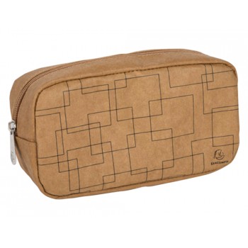 Bolso escolar exacompta eterneco cuero imitacion vegetal grande rectangular 105x75x205 mm