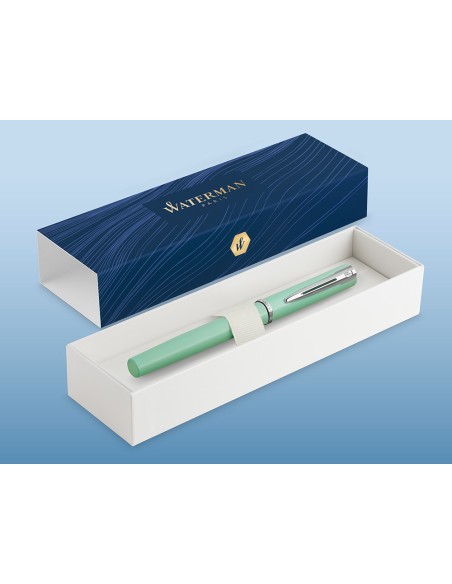 Pluma waterman allure pastel verde plumin f
