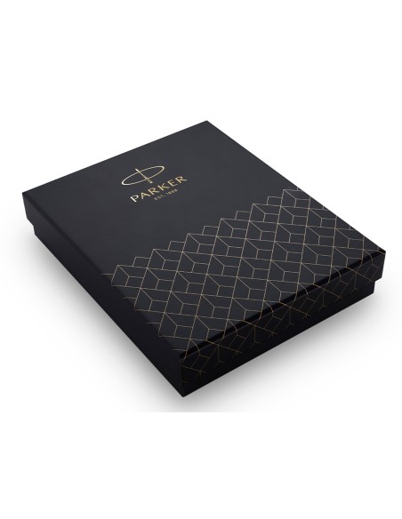 Pluma parker sonnet negro gt en set de regalo tarjetero