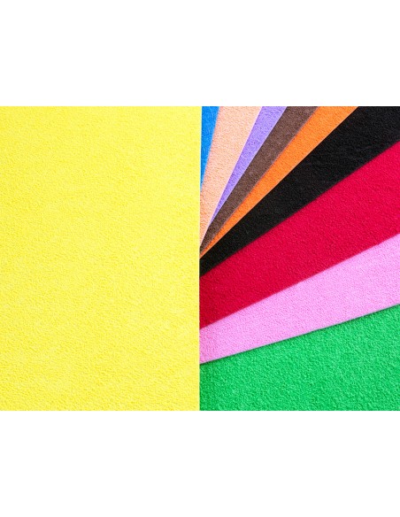 Goma eva liderpapel 50x70cm 60g m2 espesor 2mm textura toalla rojo