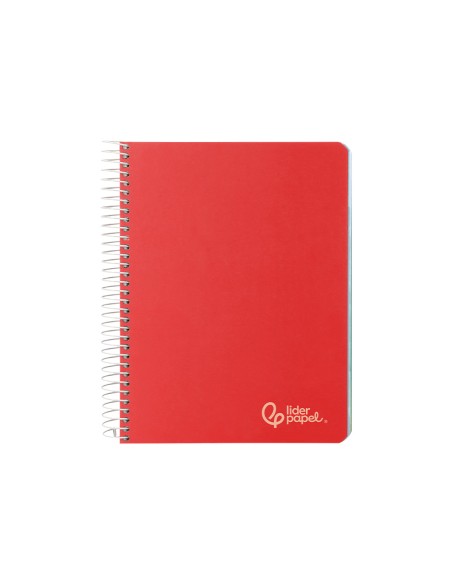Cuaderno espiral liderpapel a5 micro witty tapa dura 120h 90gr horizontal 8mm 5 bandas 6 taladros colores surtidos