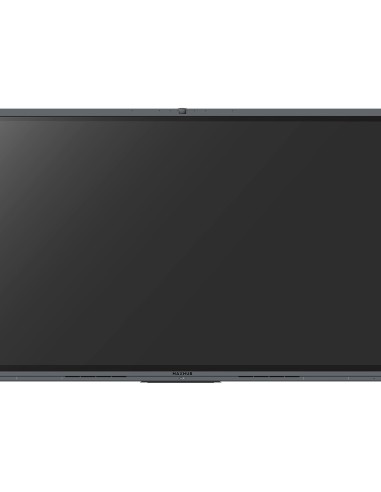 Pantalla interactiva maxhub 65 led 3840x2160 pixeles 16 9 ips negro con camara 48mp