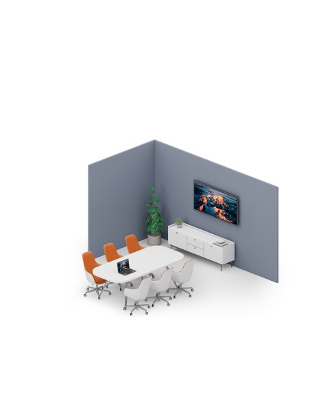 Pantalla interactiva maxhub 65 led 3840x2160 pixeles 16 9 ips negro con camara 48mp